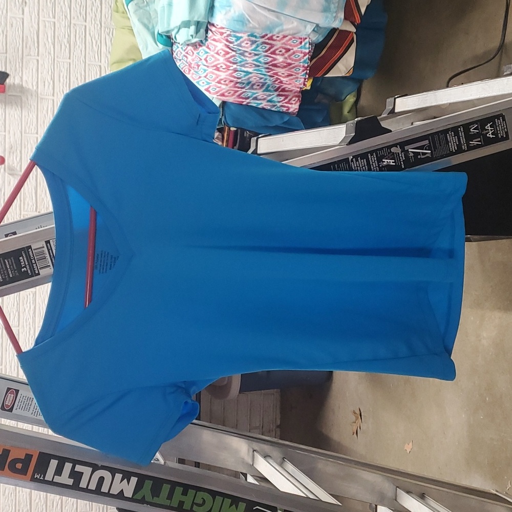 Blue athletic top